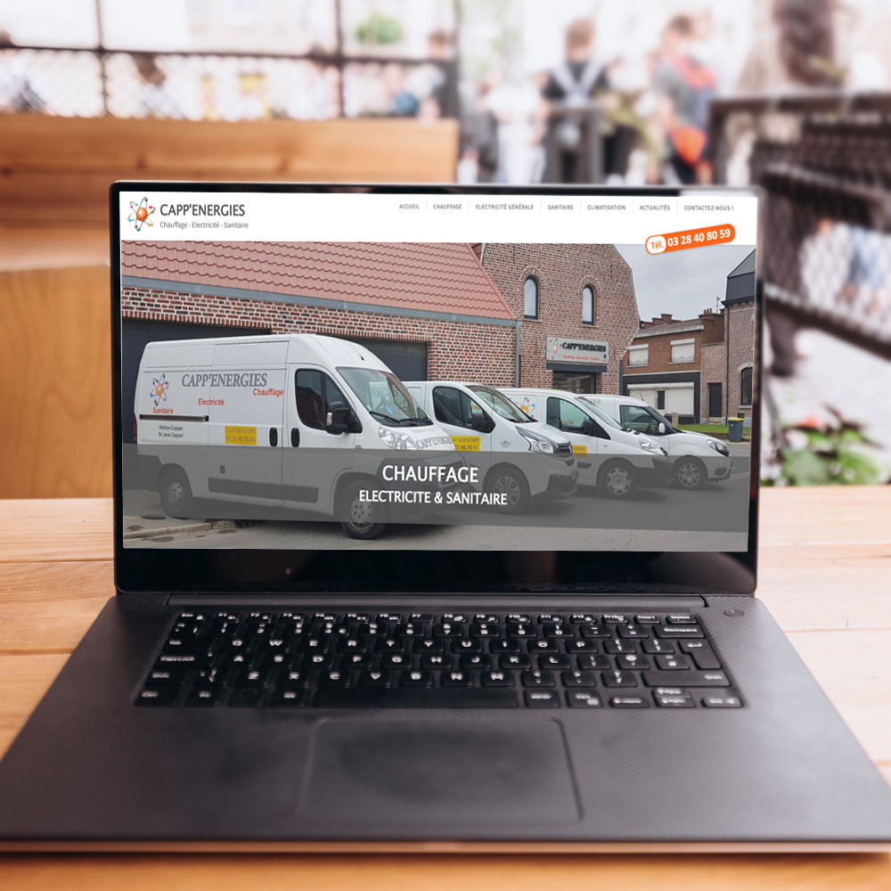 PORTFOLIO-Création du site internet vitrine de CAPPENERGIES à Saint-Jans-Cappel