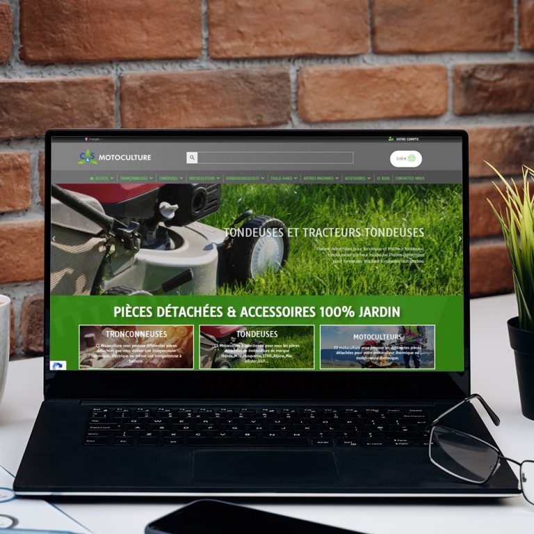 PORTFOLIO-Création du site internet e-commerce de CS MOTOCULTURE à Armentières