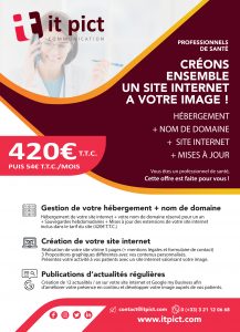 Site internet pour professionnel de santé